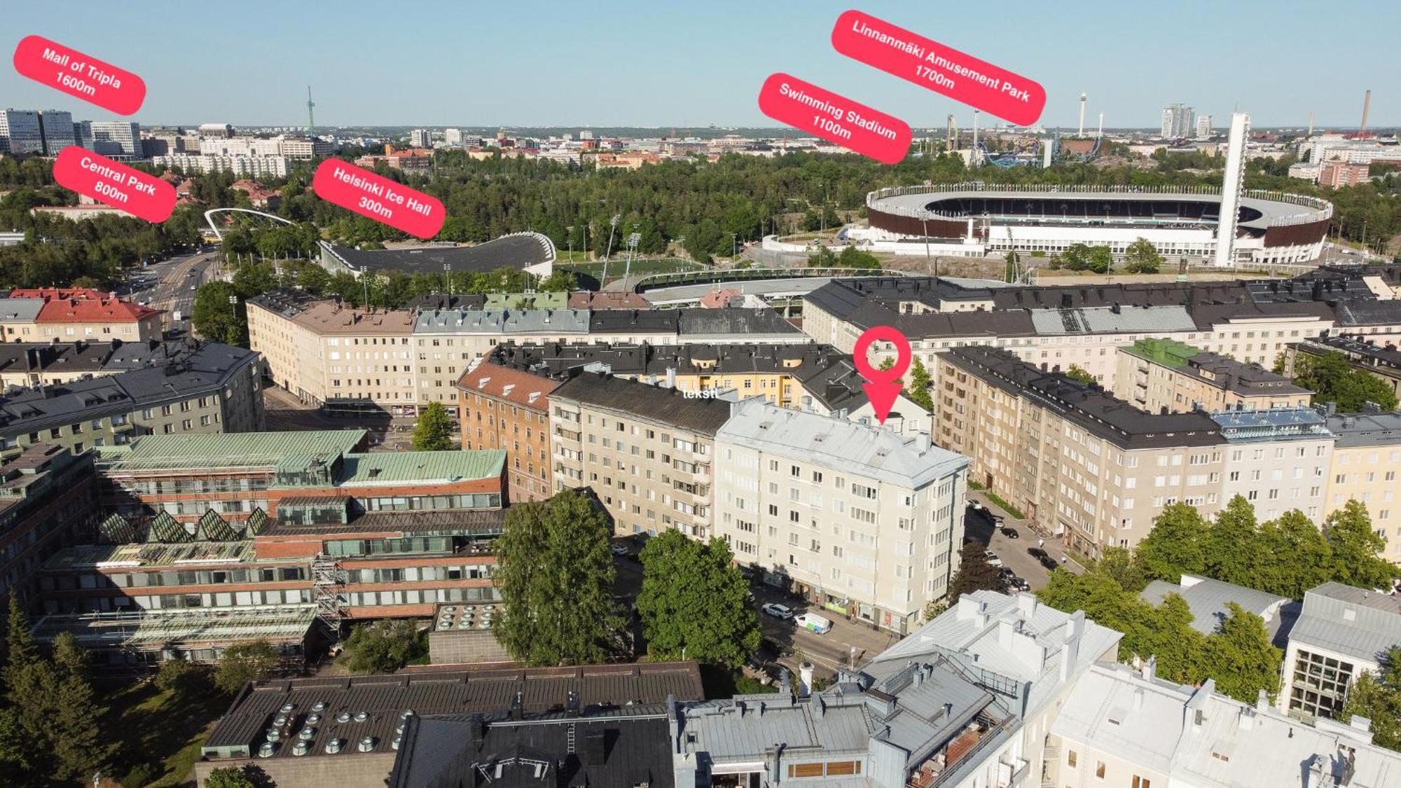 Apartment 175m2 Luxury With Private Sauna And Balcony *